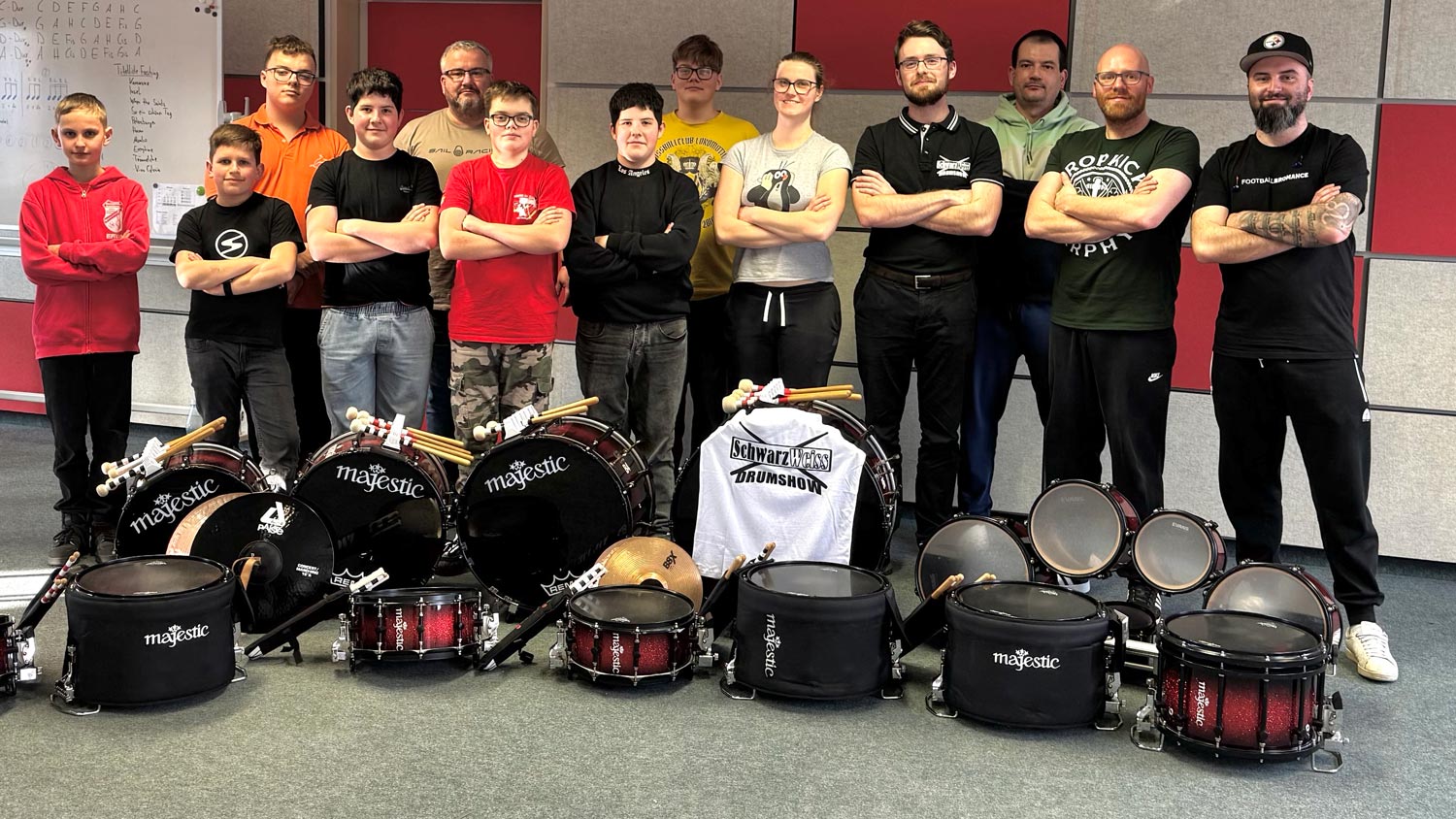 SchwarzWeiss Drumshow